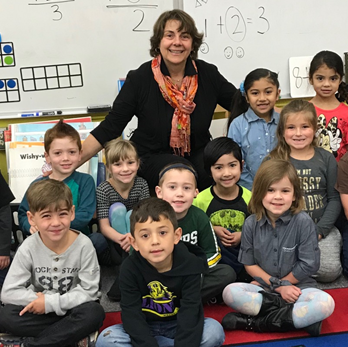 Ann Dempsey with children